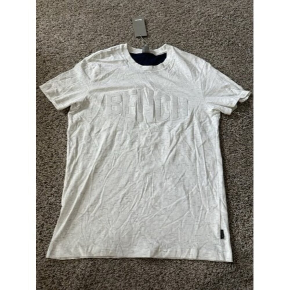 Bench Women Crew Neck Short Sleeve LOGO Pull Over T-Shirt Size Medium Casual